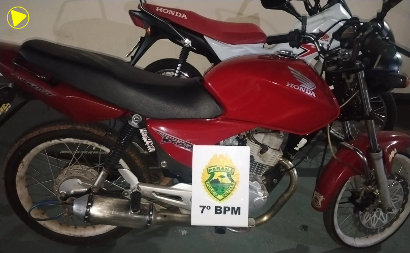 Dois motociclistas sem CNH são abordados em Cidade Gaúcha