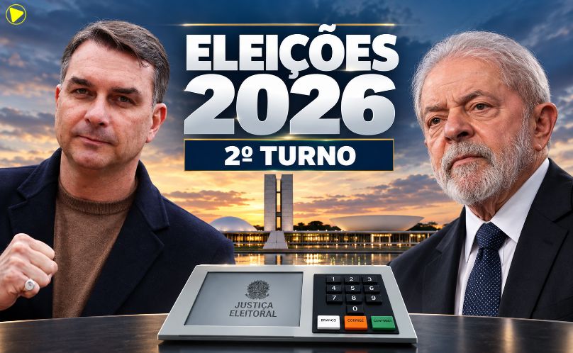 Flávio Bolsonaro e Lula avançam ao 2º turno das Eleições 2026