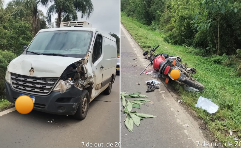 Motociclista morre após colisão frontal na PR-364