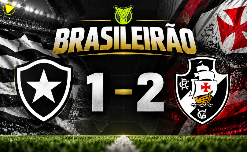 Vasco vence Botafogo e chega à terceira vitória consecutiva no Brasileirão