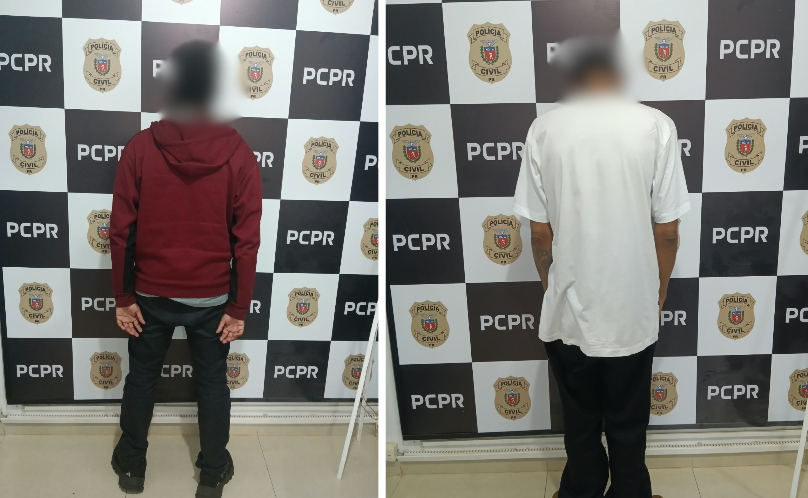 Dois homens com mandados em aberto são presos pela Polícia Civil