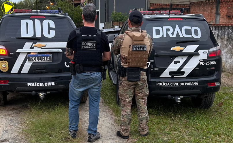 Polícia Civil prende três suspeitos de roubo a joalheria em Joinville