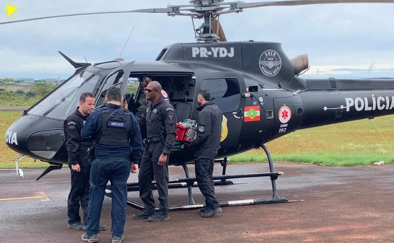 SAER-FRON transfere jovem em estado grave após queda de árvore