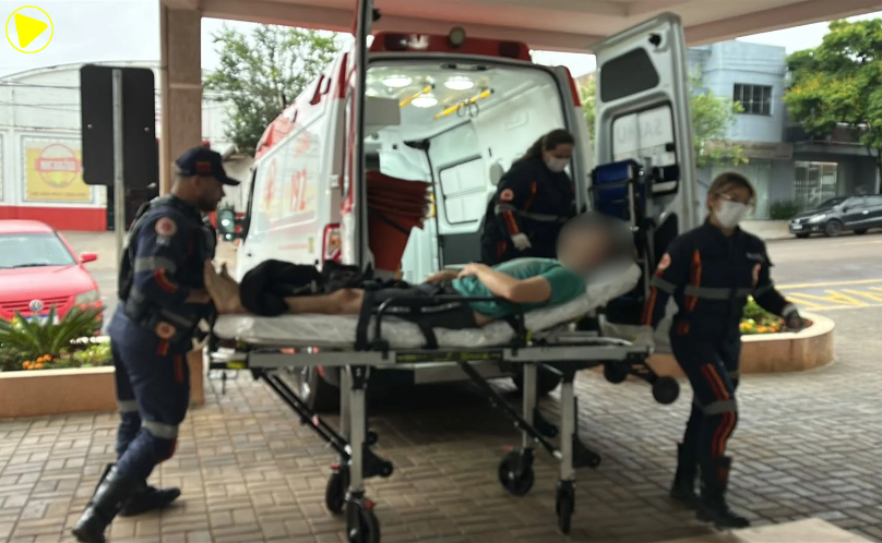 SAS: jovem fica ferido após queda de moto na BR-163