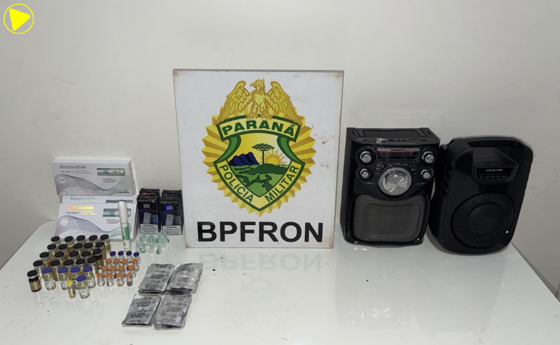 BPFRON apreende cigarros eletrônicos e medicamentos em Pranchita
