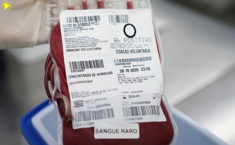 Sangue raro é transportado em voo comercial para atender paciente em estado grave