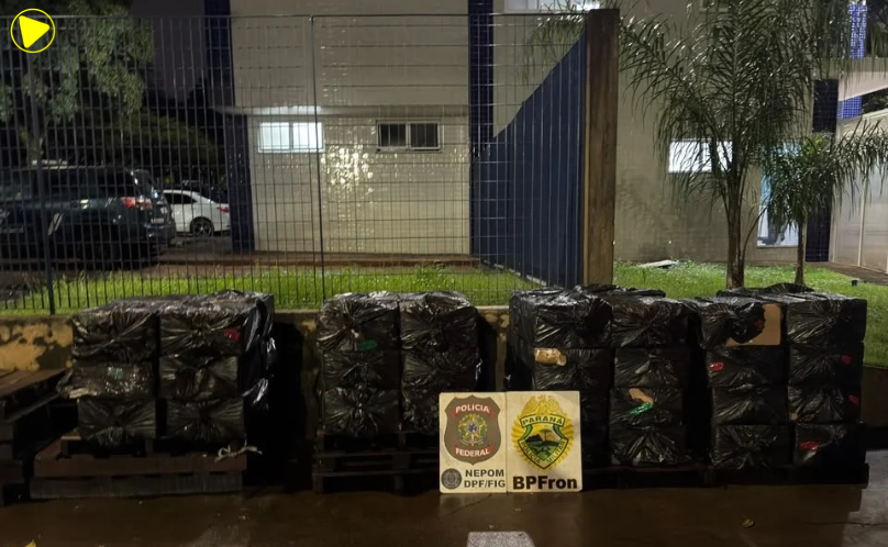 PMPR e PF apreendem 2,7 mil pacotes de cigarros contrabandeados