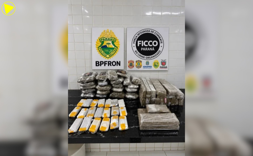 BPFRON apreende mais de 22 quilos de drogas na BR-277 em Céu Azul