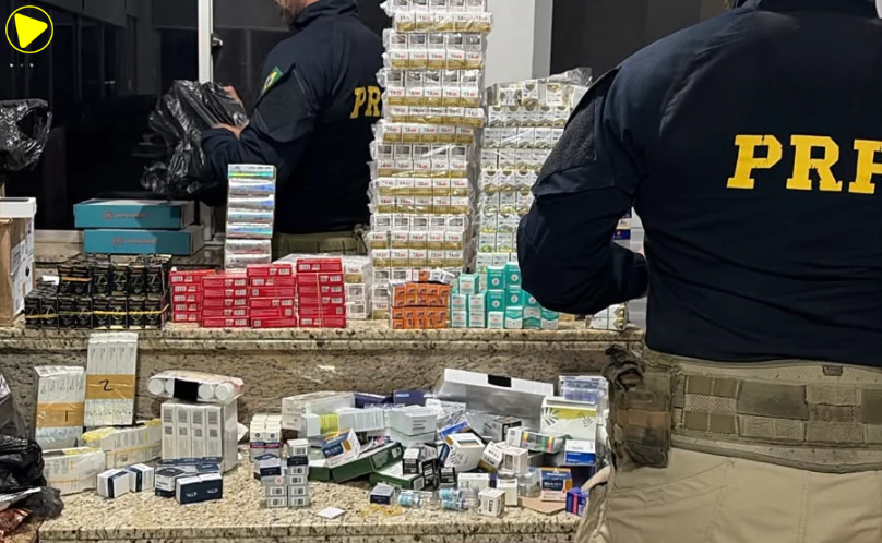 PRF apreende 4 mil caixas de medicamentos e anabolizantes na BR-277