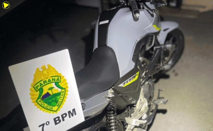 Polícia recolhe motocicleta com escapamento adulterado