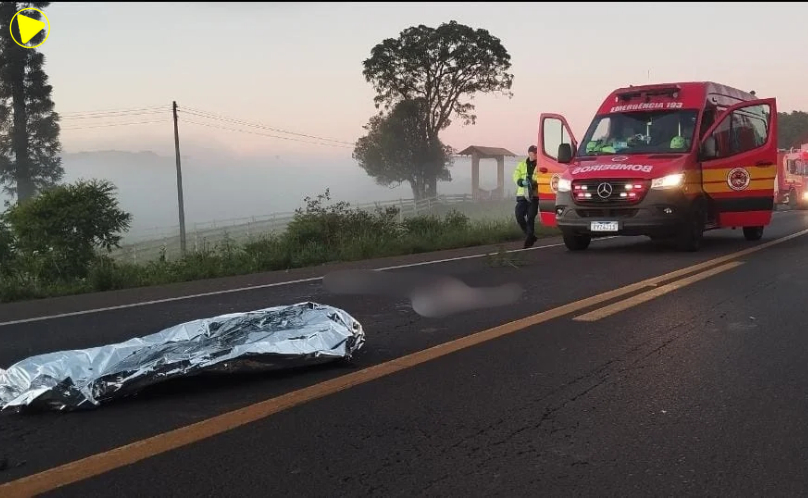 Homem de 53 anos morre após atropelamento na BR-282 em Xanxerê