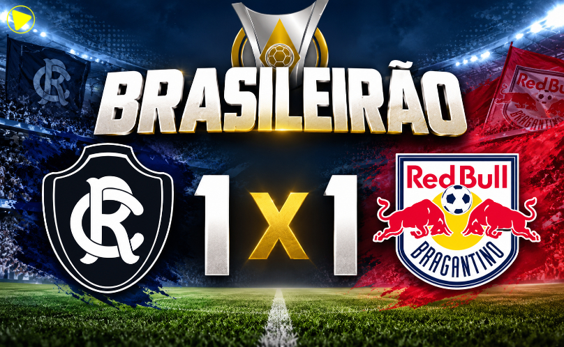 Remo e Bragantino empatam em 1 a 1 pelo Brasileirão