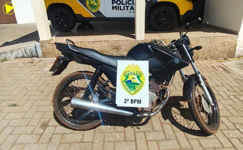 Polícia Militar apreende motocicleta com licenciamento vencido desde 2017