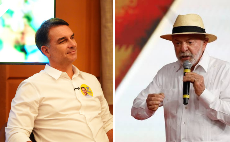 O que acontece se Lula e Flávio Bolsonaro terminarem empatados na eleição?