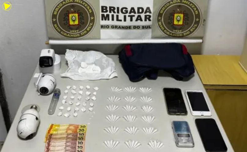 Suspeito de tráfico de drogas é preso em Taquari