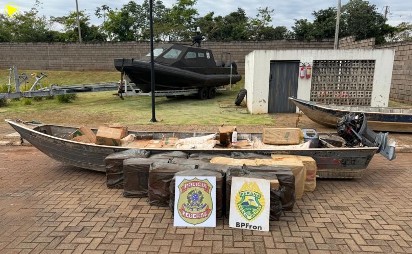 BPFRON e Polícia Federal apreendem cigarros e agrotóxicos 