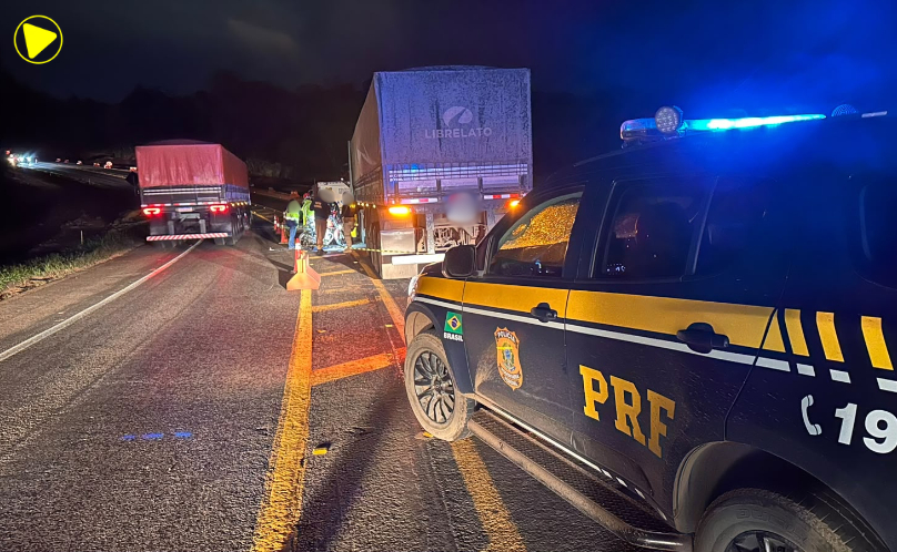Motociclista morre após acidente com carreta na BR-153
