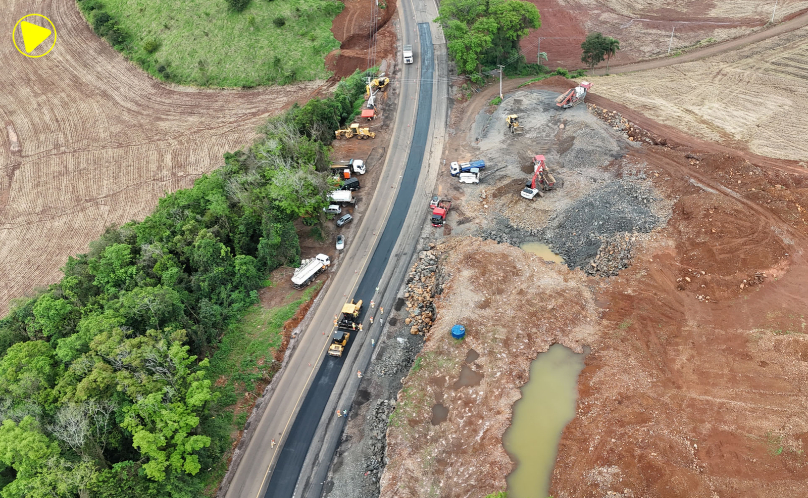 Restauração das PR-180 e PR-281 entre Francisco Beltrão e Dois Vizinhos chega a 27,5%