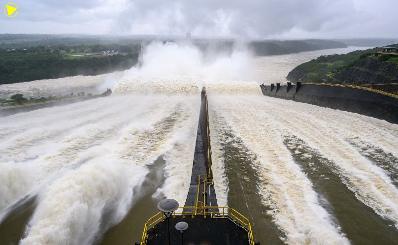 Itaipu monitora reservatório diante da previsão de chuvas intensas
