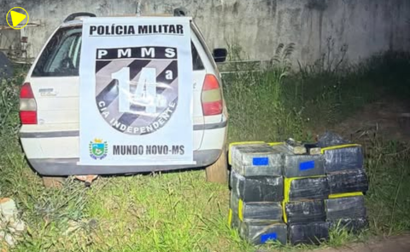 Polícia Militar apreende mais de 154 kg de drogas em Mundo Novo