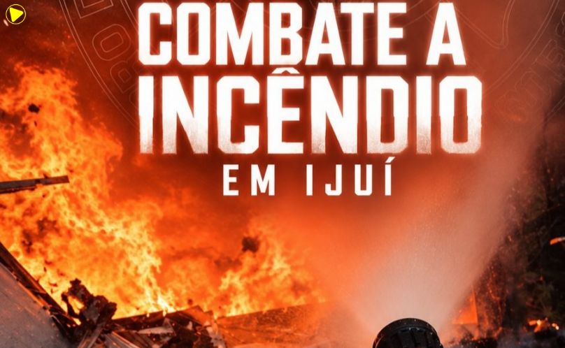 Incêndio atinge loja de peças para caminhões em Ijuí