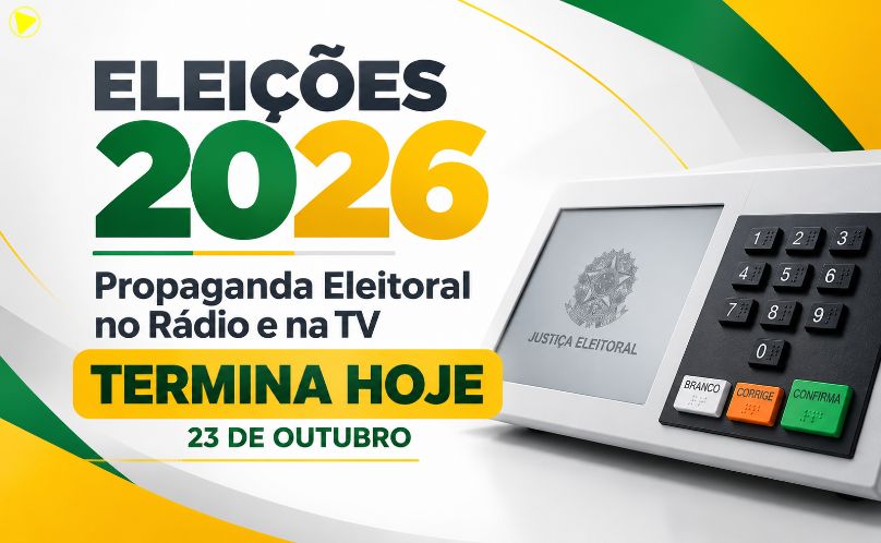 Propaganda eleitoral no Rádio e na TV termina nesta sexta-feira, 23 de outubro