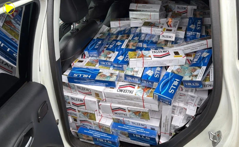 Homem é preso com 10 mil maços de cigarros contrabandeados