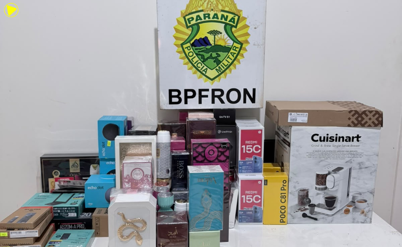 BPFRON apreende mercadorias avaliadas em R$ 45 mil