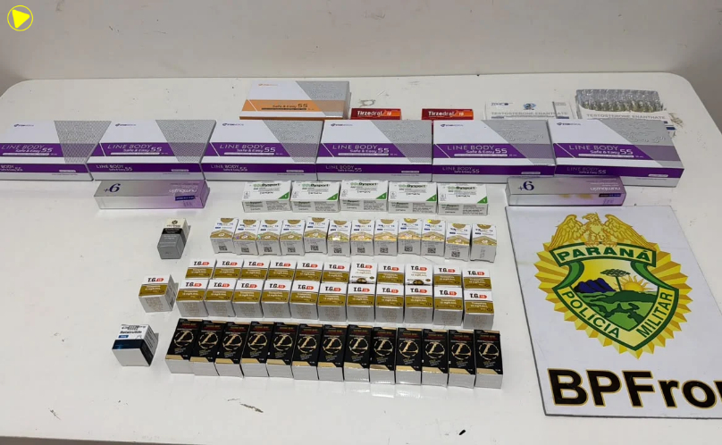 BPFRON apreende hormônios e emagrecedores
