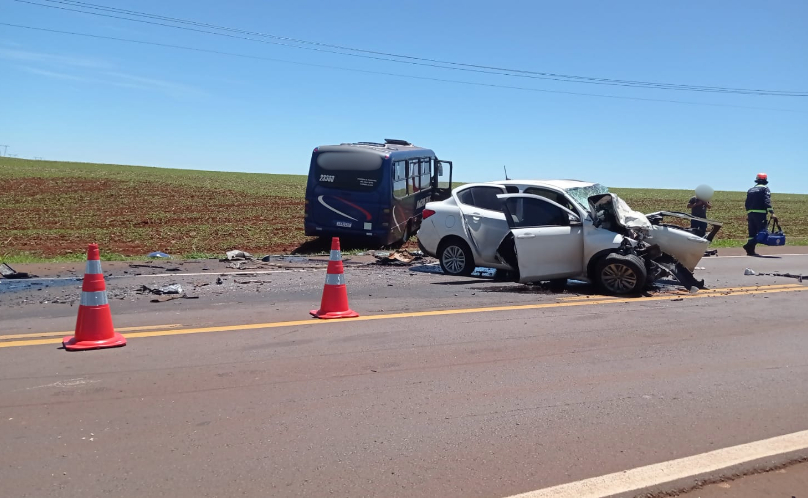 Acidente na BR-369 termina com uma morte e três pessoas feridas