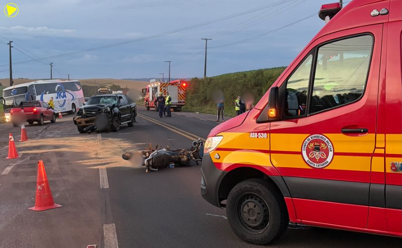 Motociclista morre em acidente na SC-480