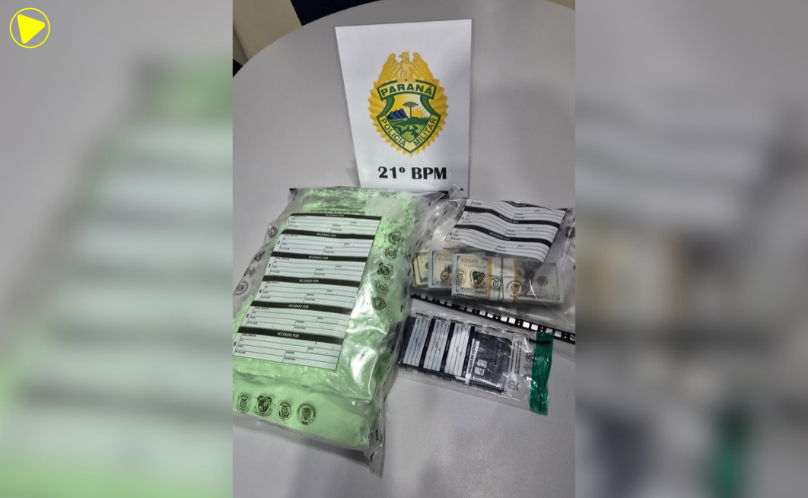 Homem é preso com mais de 3 kg de ecstasy e US$ 23 mil na BR-280
