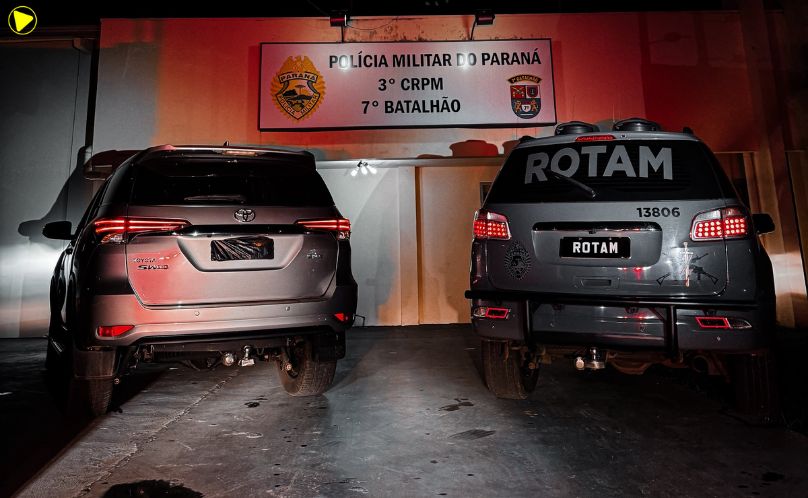 Caminhonete Toyota/Hilux SW4 furtada é recuperada após perseguição