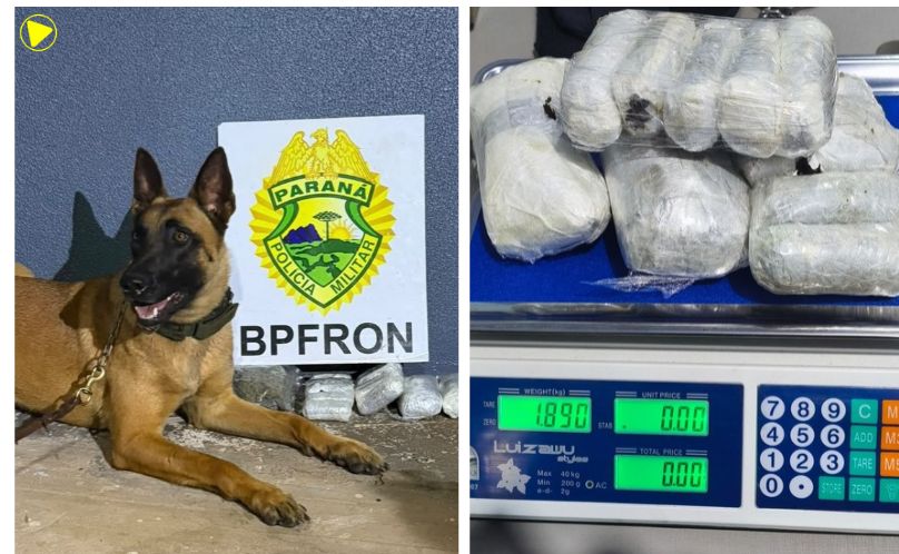 Homem é preso pelo BPFRON com maconha e haxixe
