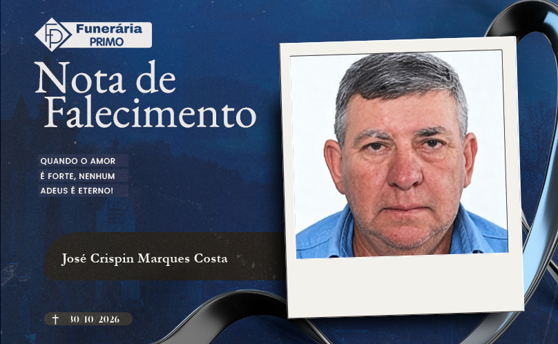 Nota de Falecimento: José Crispin Marques Costa