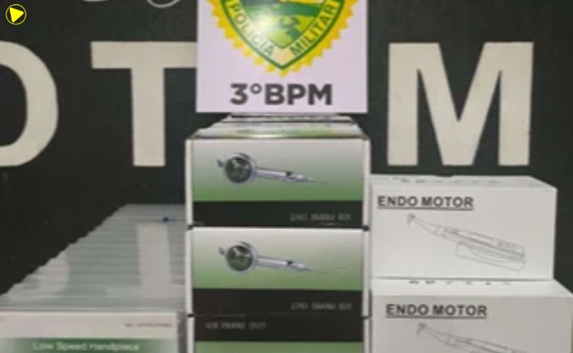ROTAM apreende 65 volumes de materiais odontológicos