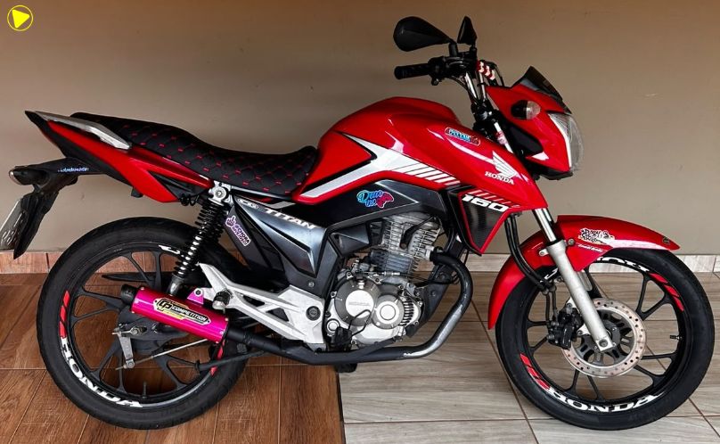 Motocicleta é apreendida durante fiscalização de trânsito