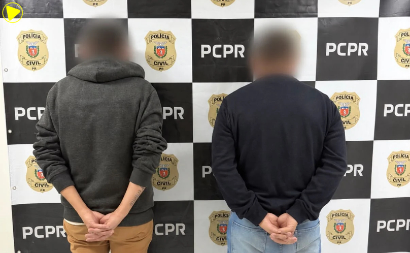 PCPR prende dois homens após tentativa de golpe bancário com documento falso