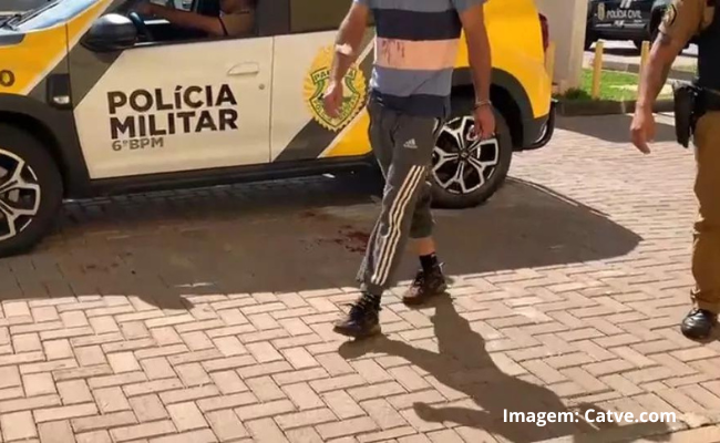 Homem atira na esposa, tenta suicídio e acaba preso em Cascavel