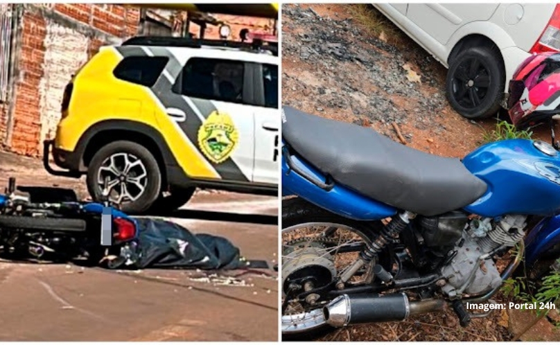 Moto da vítima do homicídio registrado foi apreendida com peças de moto furtada em Cascavel