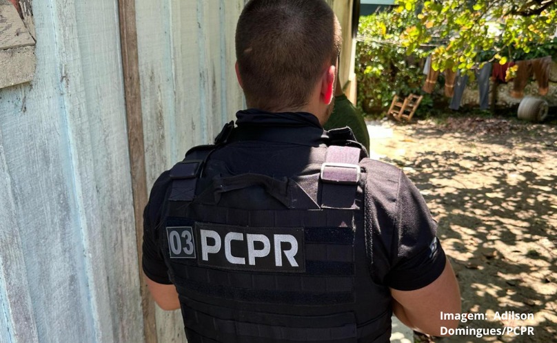 PCPR prende em flagrante autor de diversos furtos na cidade em Antonina