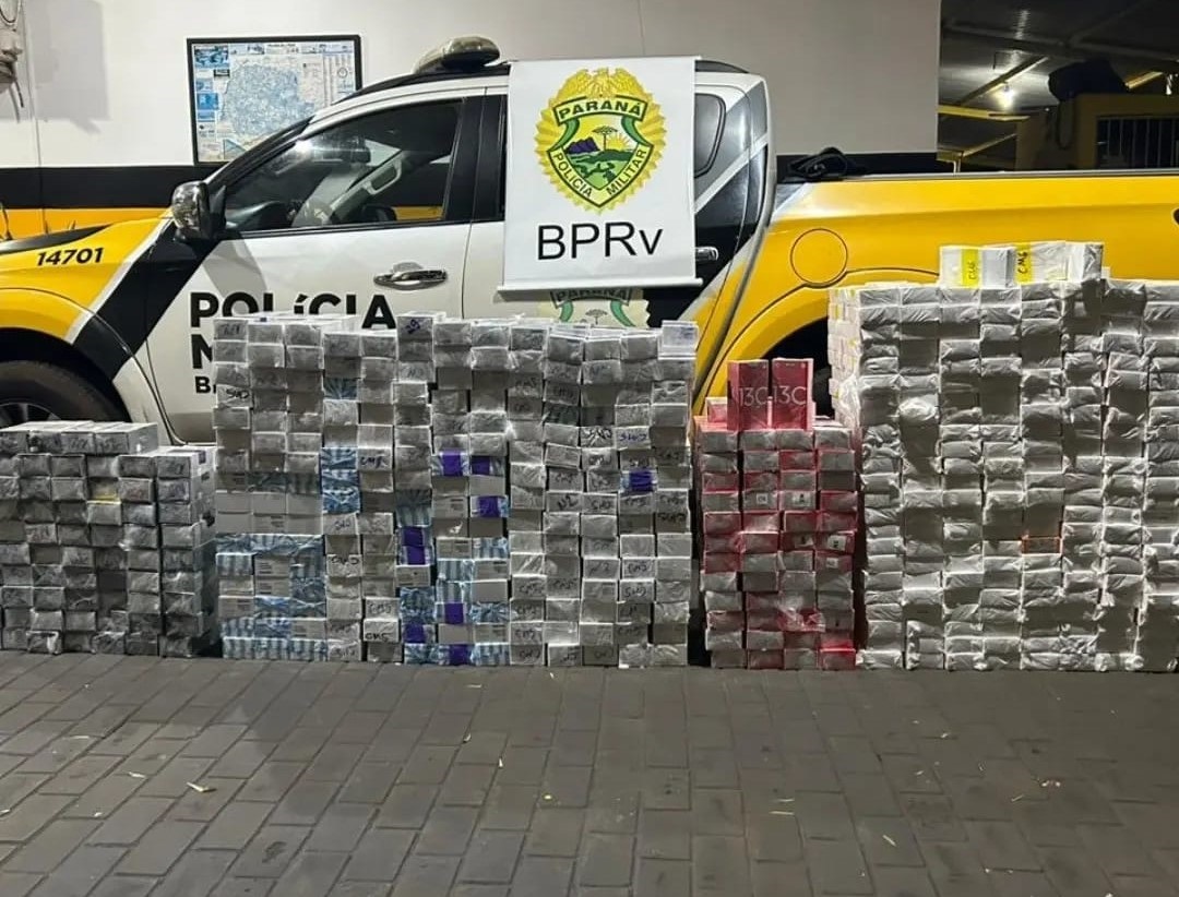 PMPR apreende mais de 5.900 produtos sem nota fiscal