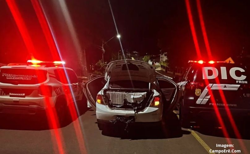  Polícia apreende grande quantidade de cigarros contrabandeados em Novo Horizonte