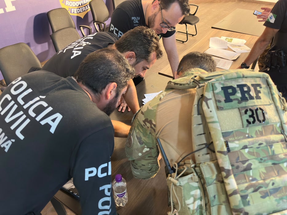 PRF e PCPR deflagram operação contra organização criminosa especializada em saques de cargas