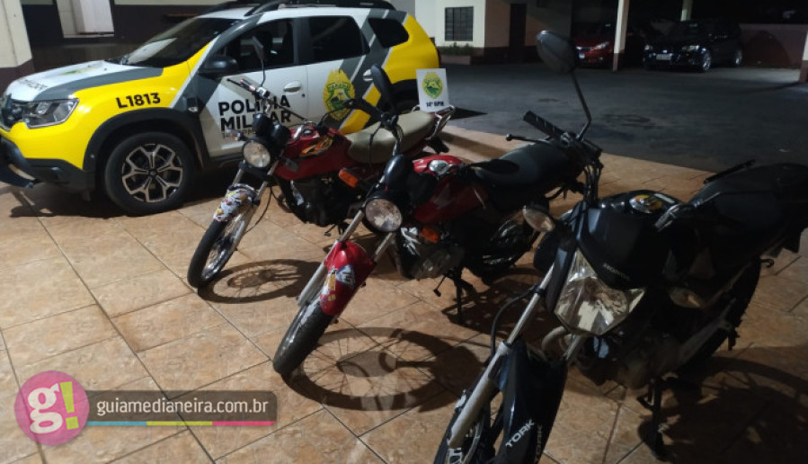 'Operação Cavalo de Aço' da Polícia Militar na região da 2ª Cia apreende sete motos