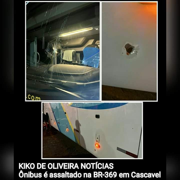 Ônibus é assaltado na BR-369 em Cascavel