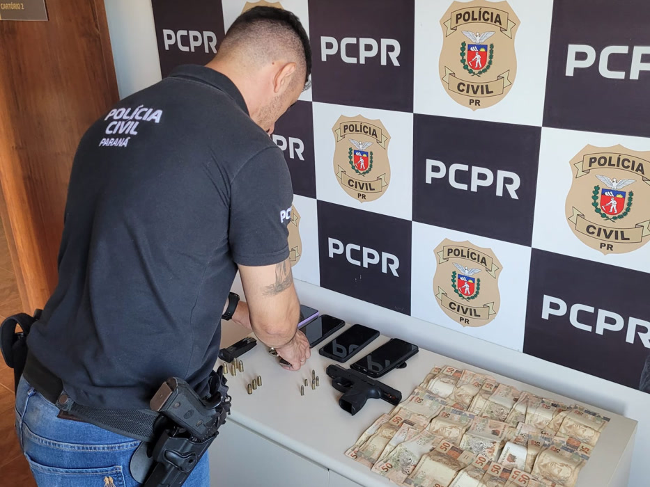 PCPR prende masculino por receptação e porte ilegal de arma de fogo em Carlópolis