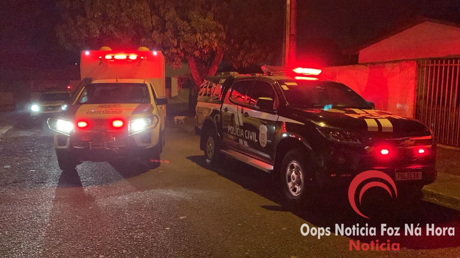 Feminina é morta durante a madrugada e dois suspeitos são apreendidos pela PMPR em flagrante 