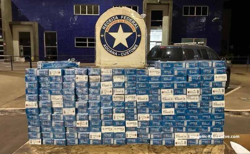 Carga de cigarros eletrônicos avaliada em R$ 60 mil é apreendida na Ponte da Amizade