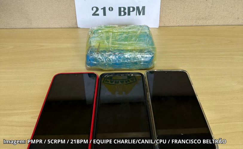 Polícia Militar de Francisco Beltrão realiza apreensão de drogas durante patrulhamento